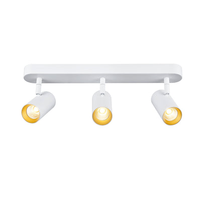 NOBLO®, Wand- und Deckenaufbauleuchte, triple, rund, 2000-3000 K, 22 W, Dim-to-Warm, PHASE, 36°, weiß