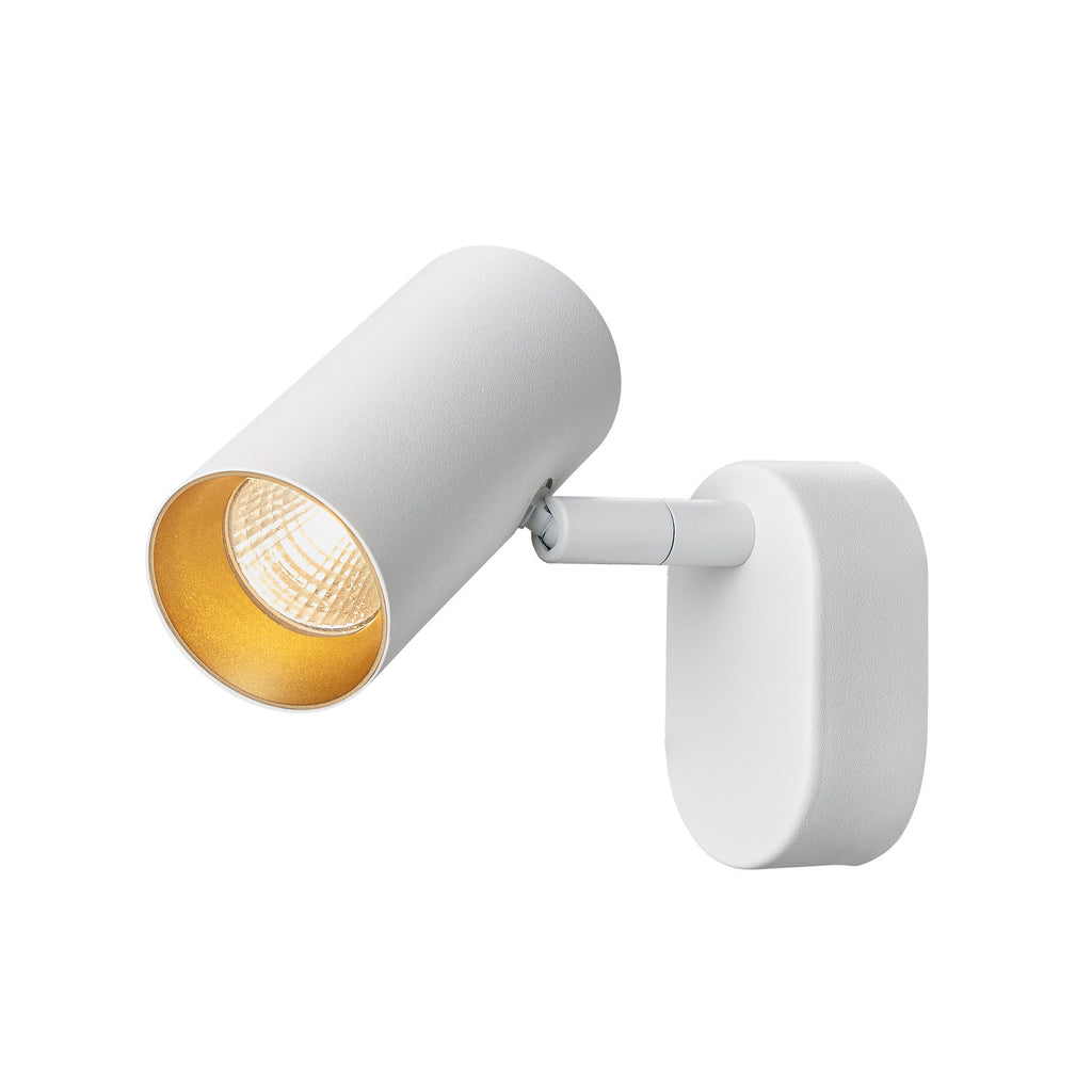 NOBLO®, Wand- und Deckenaufbauleuchte, single, rund, 2700 K, 6 W, PHASE, 32°, weiß