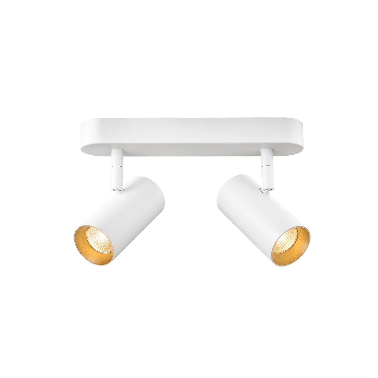 NOBLO®, Wand- und Deckenaufbauleuchte, double, rund, 2700 K, 12 W, PHASE, 32°, weiß