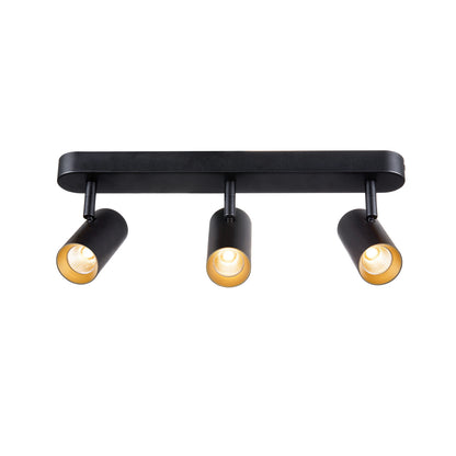 NOBLO®, Wand- und Deckenaufbauleuchte, triple, rund, 2700 K, 19 W, PHASE, 32°, schwarz