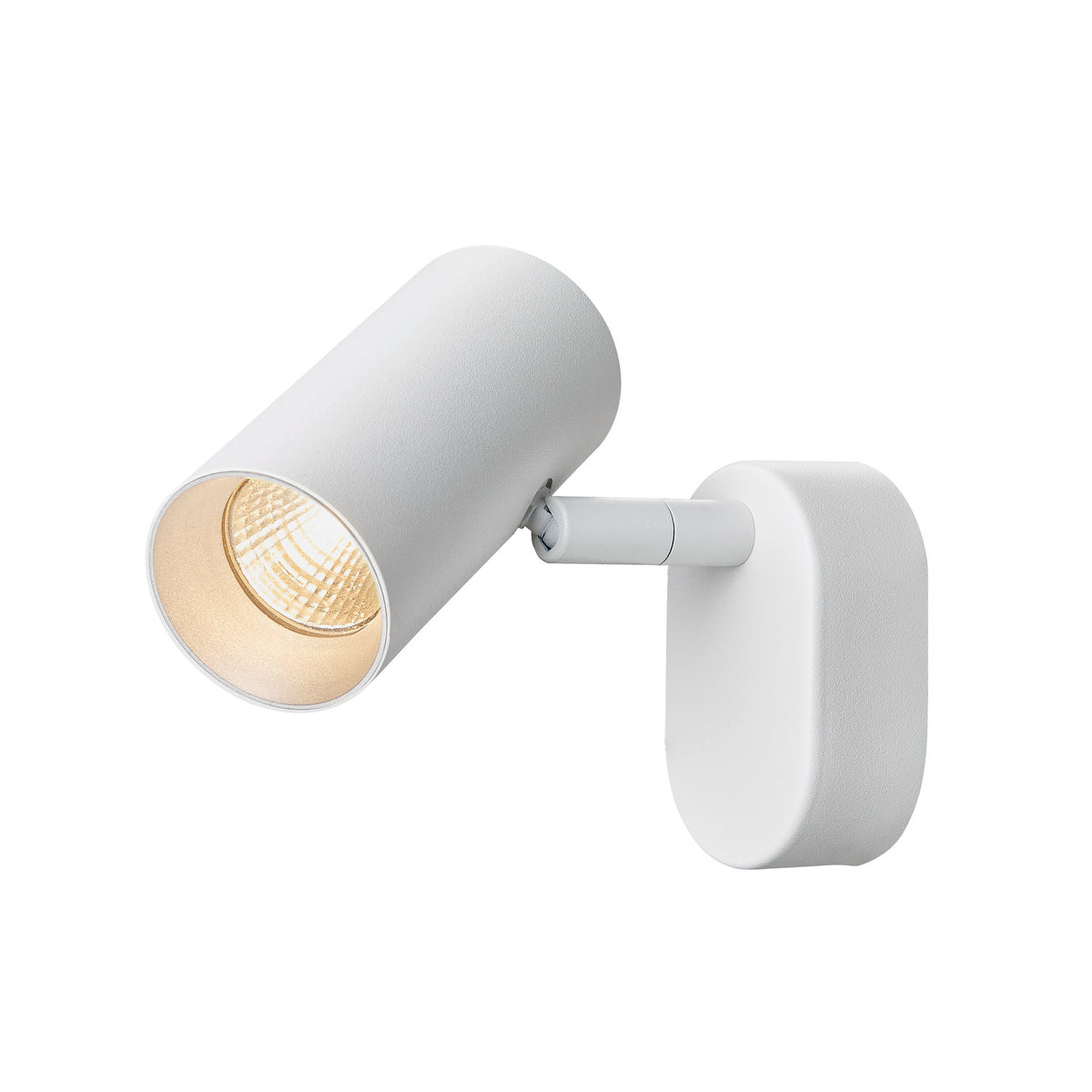 NOBLO®, Wand- und Deckenaufbauleuchte, single, rund, 2700 K, 6 W, PHASE, 32°, weiß