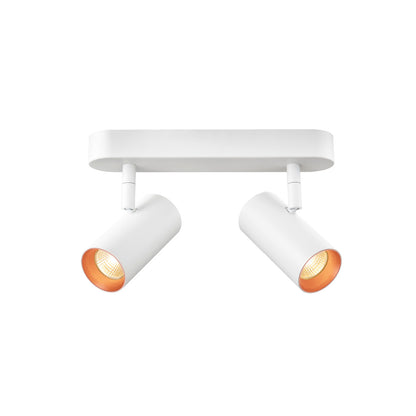 NOBLO®, Wand- und Deckenaufbauleuchte, double, rund, 2700 K, 12 W, PHASE, 32°, weiß