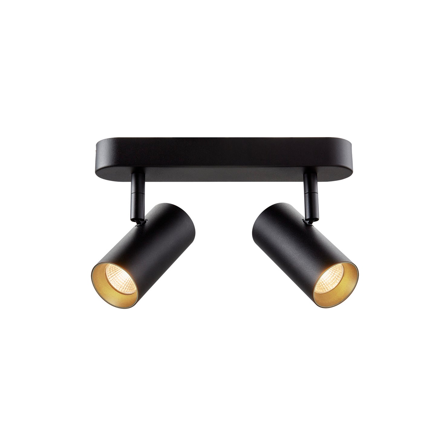 NOBLO®, Wand- und Deckenaufbauleuchte, double, rund, 2700 K, 12 W, PHASE, 32°, schwarz