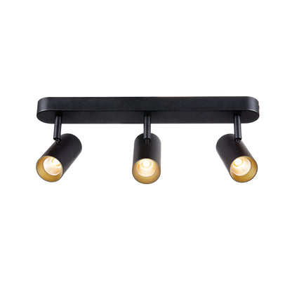 NOBLO®, Wand- und Deckenaufbauleuchte, triple, rund, 2700 K, 19 W, PHASE, 32°, schwarz