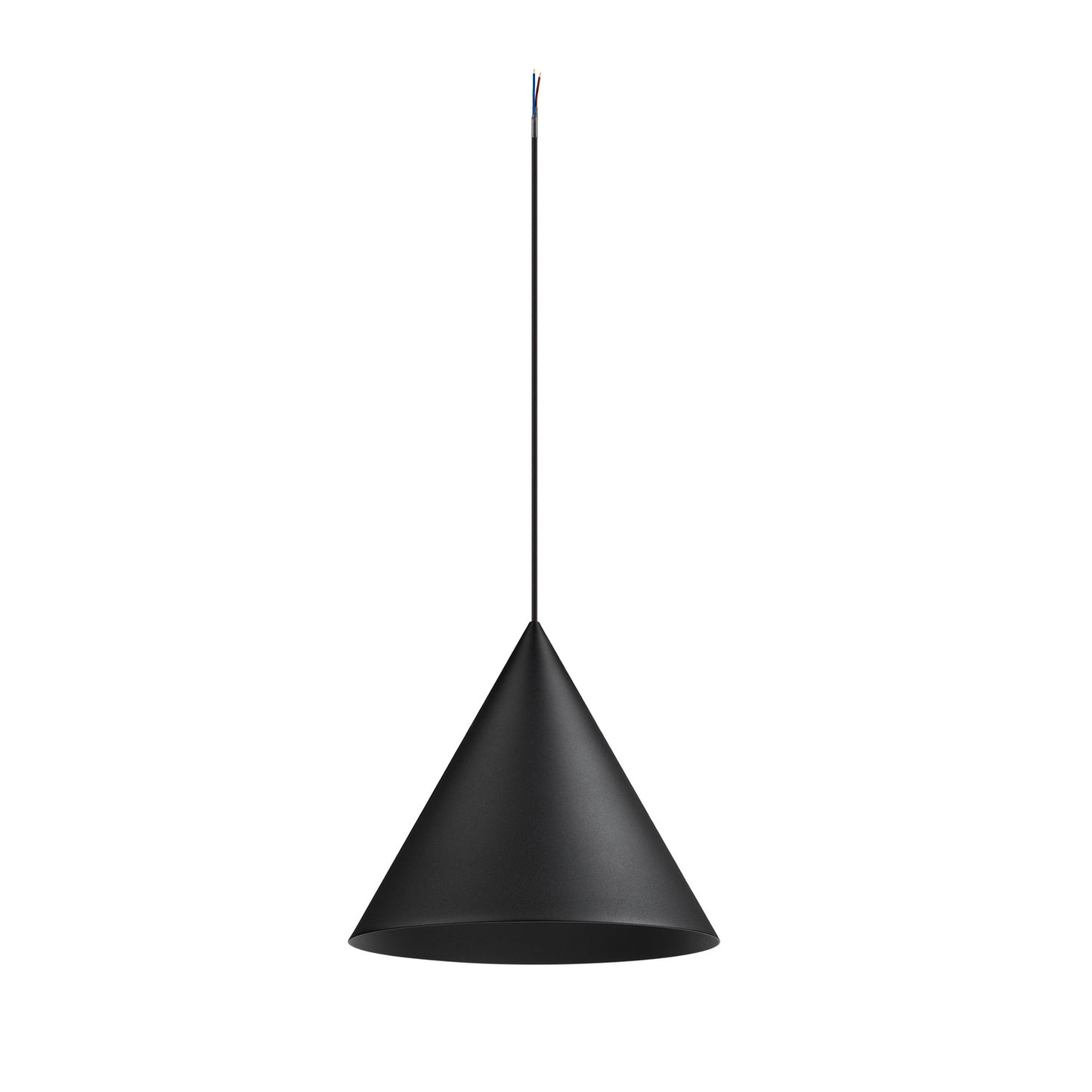 MAGICO 38, Pendelleuchte, E27, Pendellänge 180 cm, 1x max. 10 W, matt schwarz