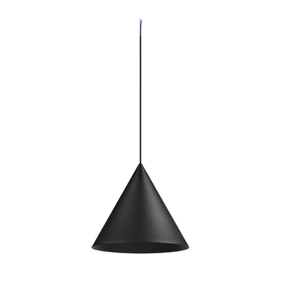 MAGICO 38, Pendelleuchte, E27, Pendellänge 180 cm, 1x max. 10 W, matt schwarz