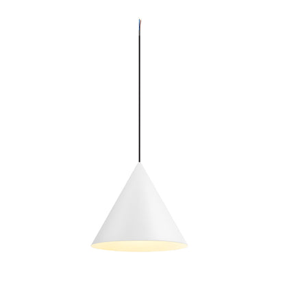 MAGICO 38, Pendelleuchte, E27, Pendellänge 180 cm, 1x max. 10 W, matt weiß