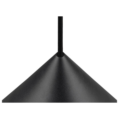 MAGICO 38, Pendelleuchte, E27, Pendellänge 180 cm, 1x max. 10 W, matt schwarz / gold