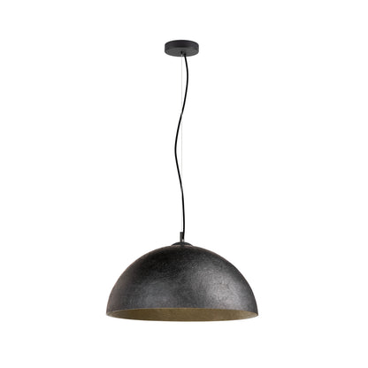 FORCHINI 50, Pendelleuchte, E27, Pendellänge 150 cm, 1x max. 40 W, matt schwarz / matt gold
