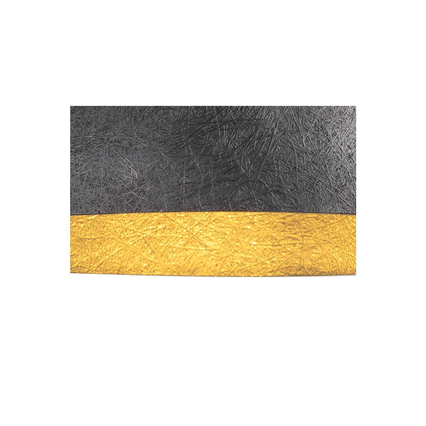FORCHINI 50, Pendelleuchte, E27, Pendellänge 150 cm, 1x max. 40 W, matt schwarz / matt gold