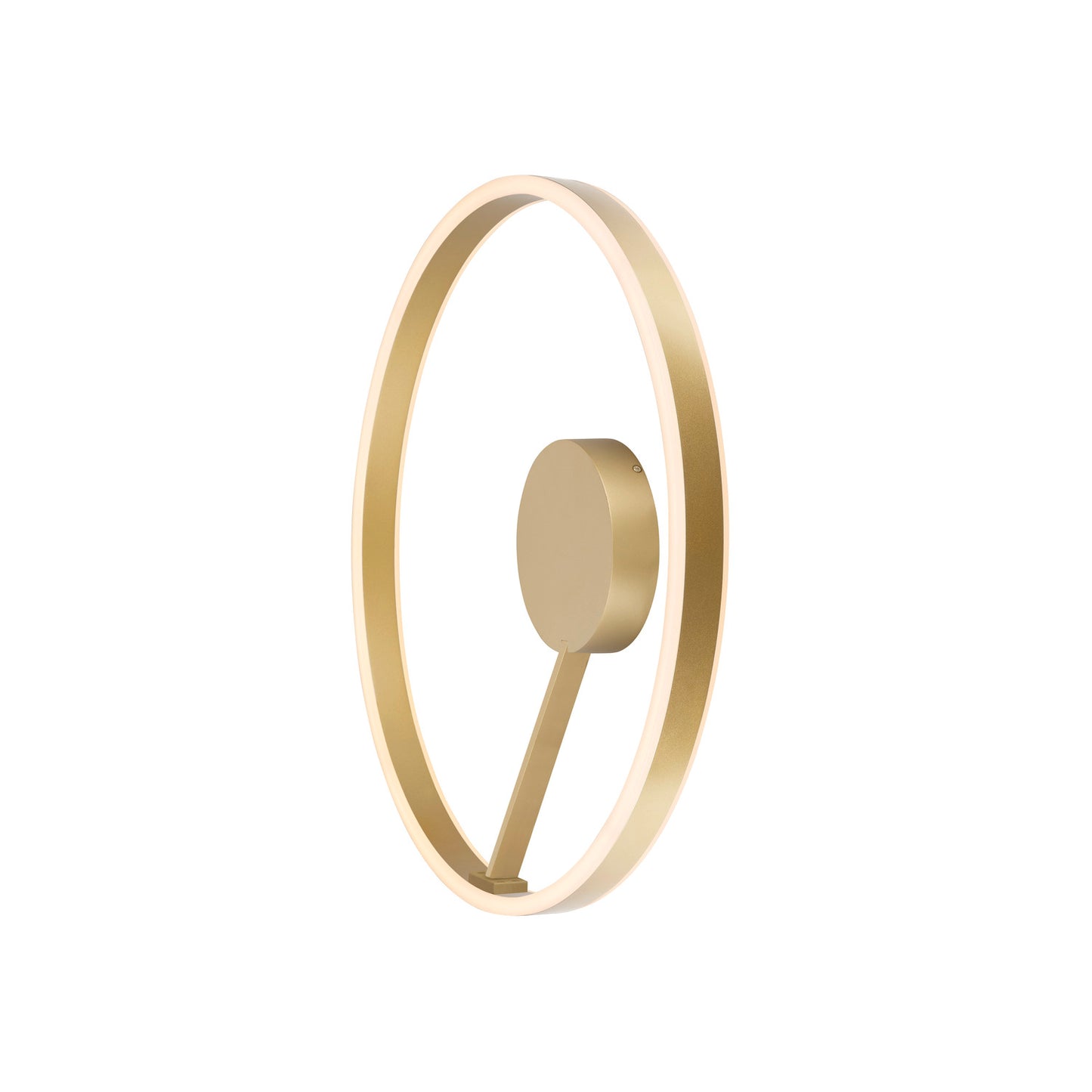 ONE, Wand- und Deckenaufbauleuchte, rund, 2700/3000 K, 23 W, PHASE, 130°, messing
