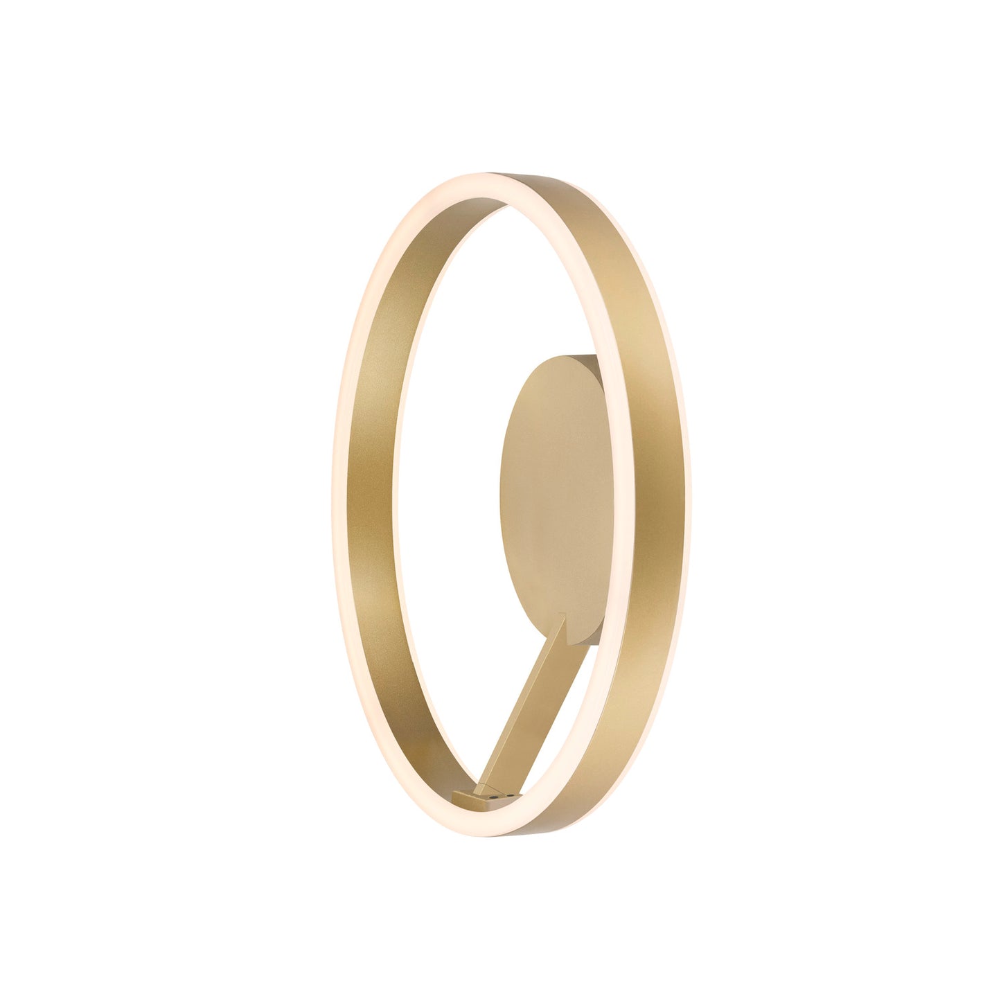 ONE, Wand- und Deckenaufbauleuchte, rund, 2700/3000 K, 14 W, DALI, Touch, 130°, messing