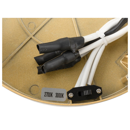ONE, Wand- und Deckenaufbauleuchte, rund, 2700/3000 K, 14 W, DALI, Touch, 130°, messing