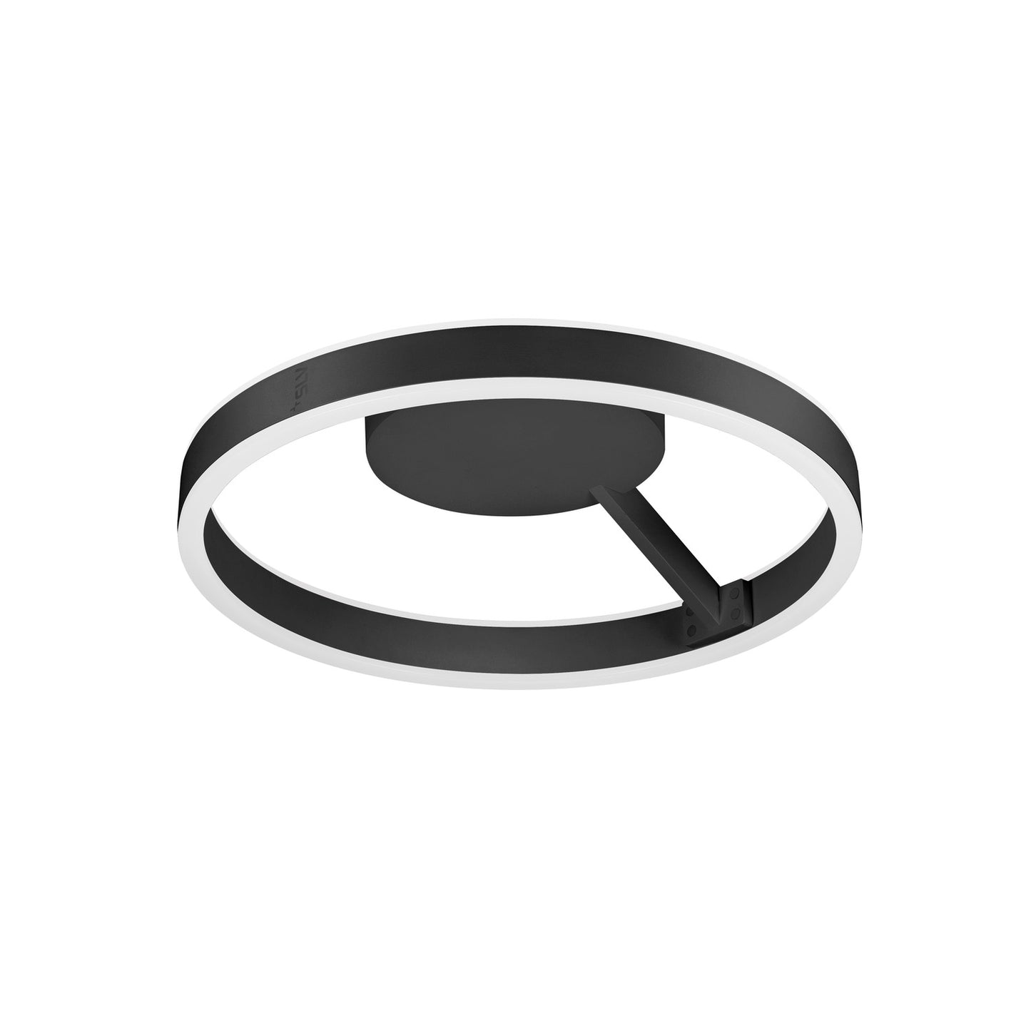 ONE, Wand- und Deckenaufbauleuchte, rund, 2700/3000 K, 14 W, DALI, Touch, 130°, schwarz