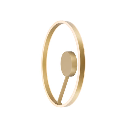 ONE, Wand- und Deckenaufbauleuchte, rund, 2700/3000 K, 23 W, DALI, Touch, 130°, messing