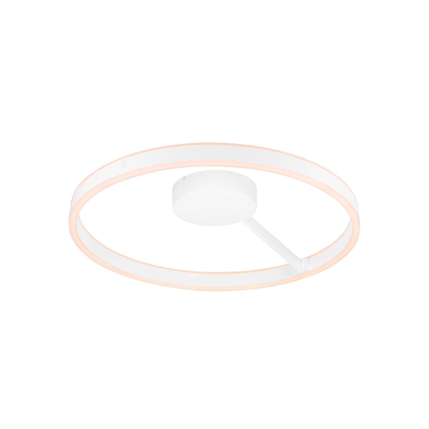 ONE, Wand- und Deckenaufbauleuchte, rund, 2700/3000 K, 23 W, DALI, Touch, 130°, weiß