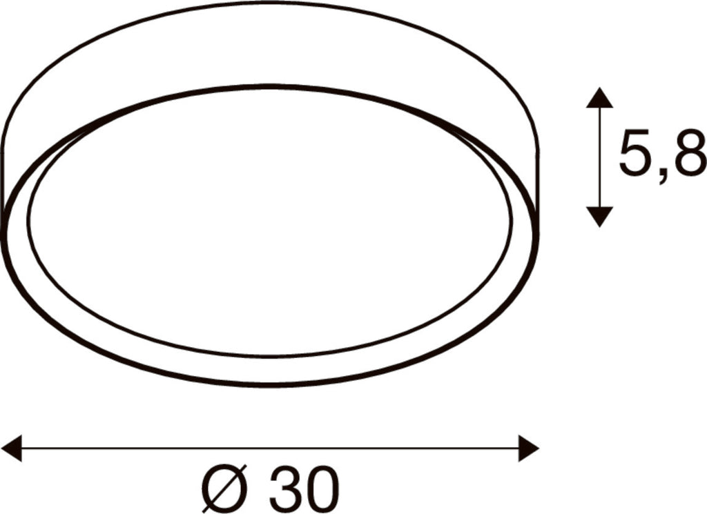 DECONA 30, Wand- und Deckenaufbauleuchte, rund, 2700/3000 K, 18 W, PHASE, weiß
