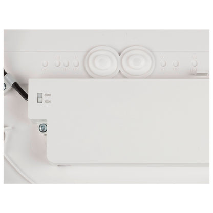 DECONA 30, Wand- und Deckenaufbauleuchte, rund, 2700/3000 K, 18 W, PHASE, weiß / gold