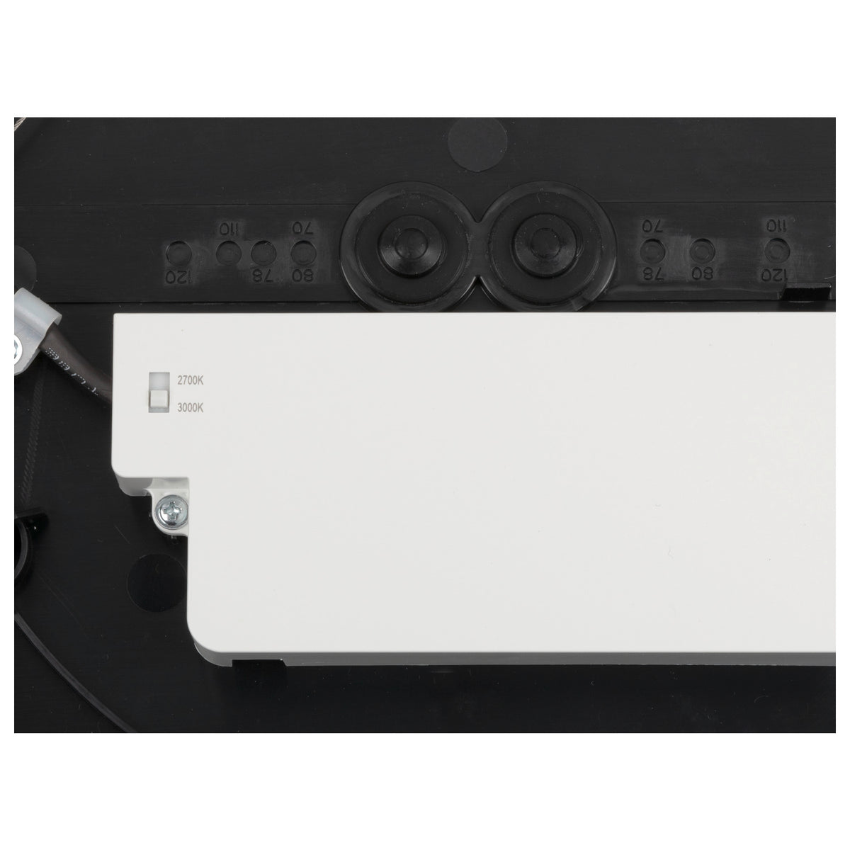 DECONA 30, Wand- und Deckenaufbauleuchte, rund, 2700/3000 K, 18 W, PHASE, schwarz / gold