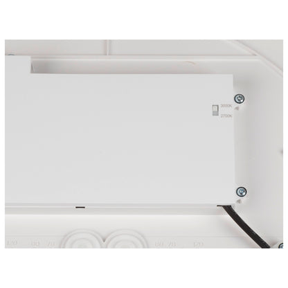 DECONA 42, Wand- und Deckenaufbauleuchte, rund, 2700/3000 K, 23 W, PHASE, weiß