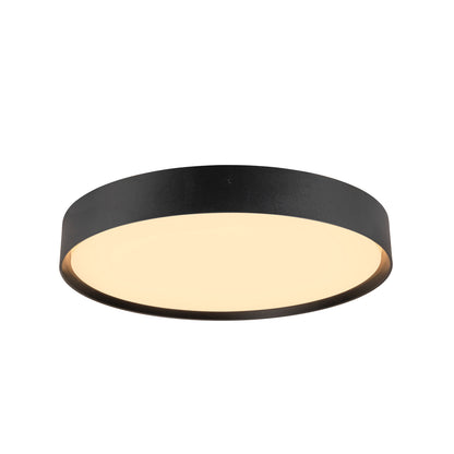 DECONA 42, Wand- und Deckenaufbauleuchte, rund, 2700/3000 K, 23 W, PHASE, schwarz