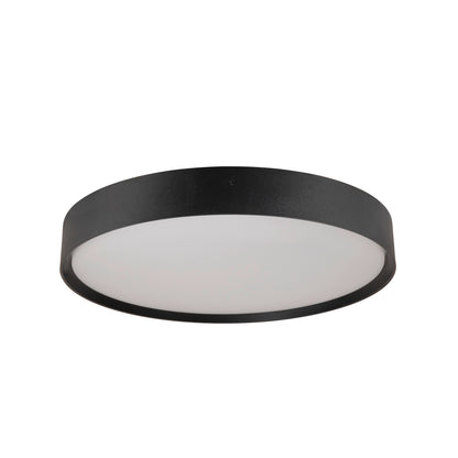DECONA 42, Wand- und Deckenaufbauleuchte, rund, 2700/3000 K, 23 W, PHASE, schwarz
