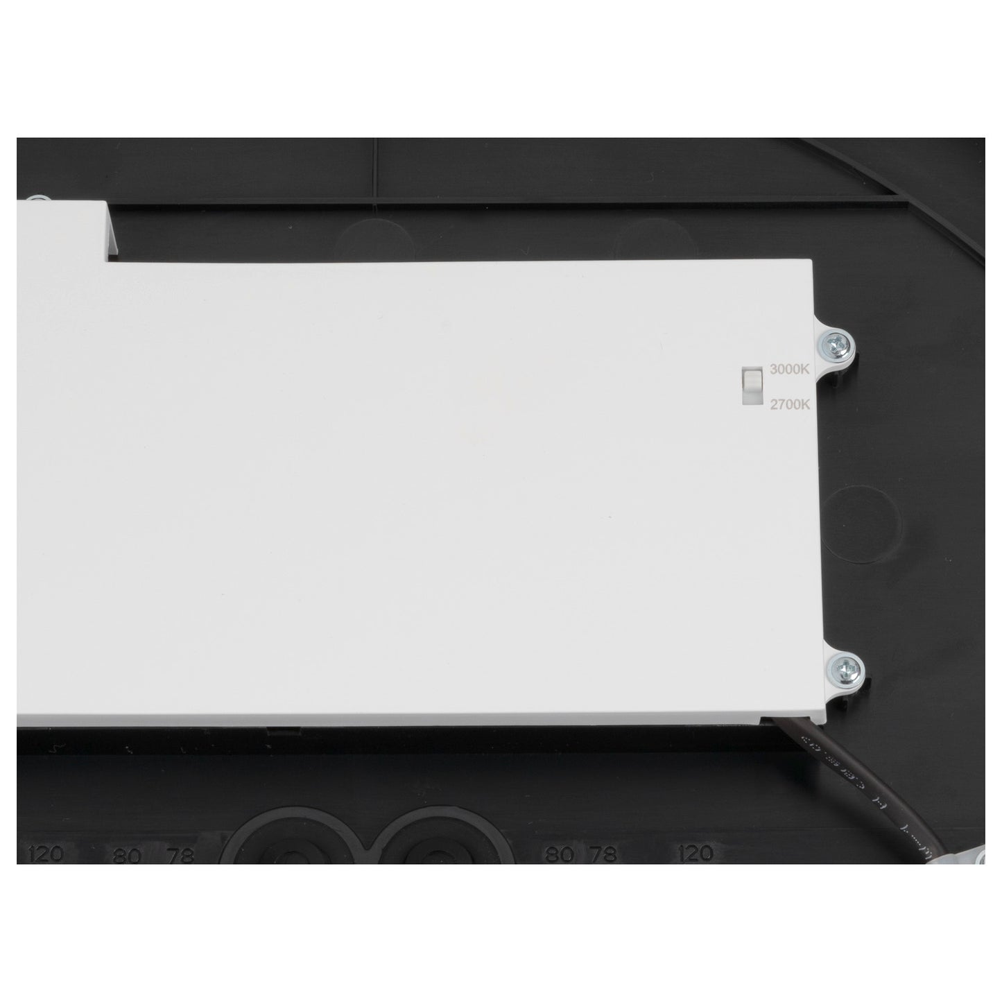 DECONA 42, Wand- und Deckenaufbauleuchte, rund, 2700/3000 K, 23 W, PHASE, schwarz