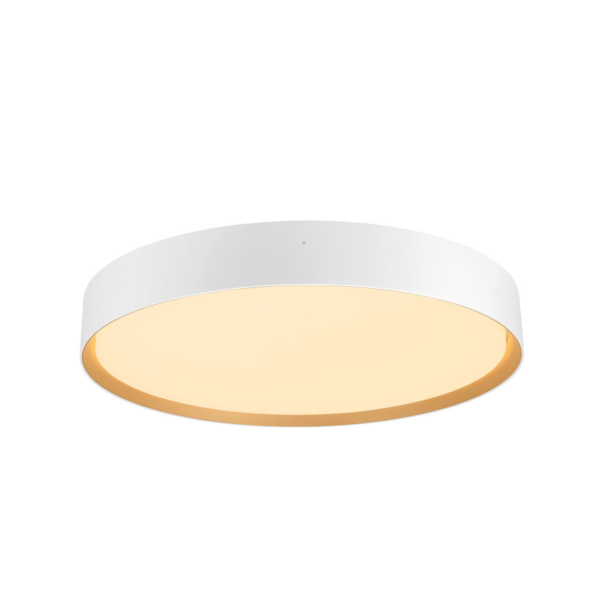 DECONA 42, Wand- und Deckenaufbauleuchte, rund, 2700/3000 K, 23 W, PHASE, weiß / gold