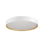 DECONA 42, Wand- und Deckenaufbauleuchte, rund, 2700/3000 K, 23 W, PHASE, weiß / gold