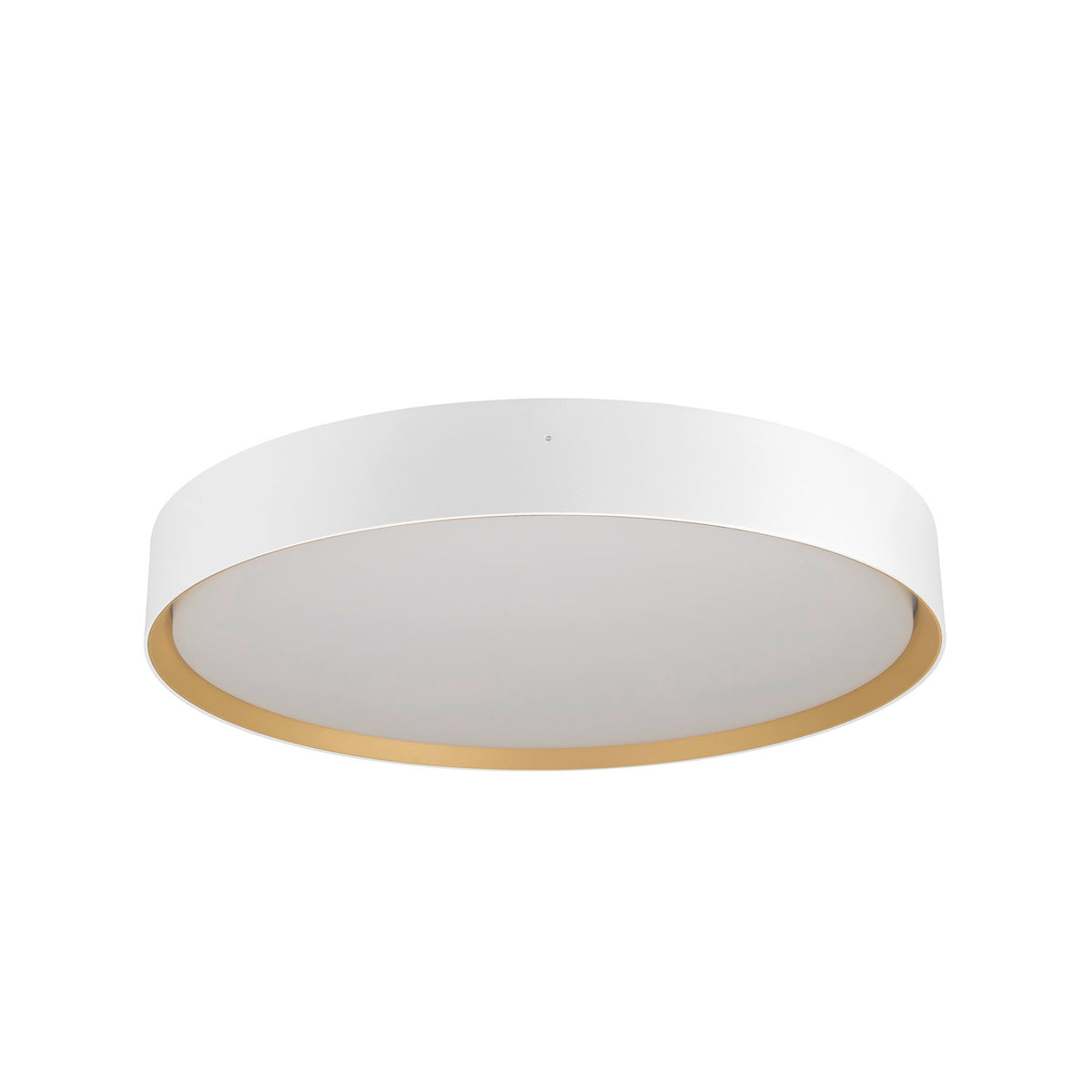 DECONA 42, Wand- und Deckenaufbauleuchte, rund, 2700/3000 K, 23 W, PHASE, weiß / gold