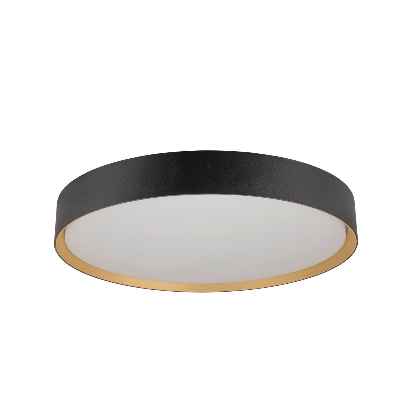 DECONA 42, Wand- und Deckenaufbauleuchte, rund, 2700/3000 K, 23 W, PHASE, schwarz / gold