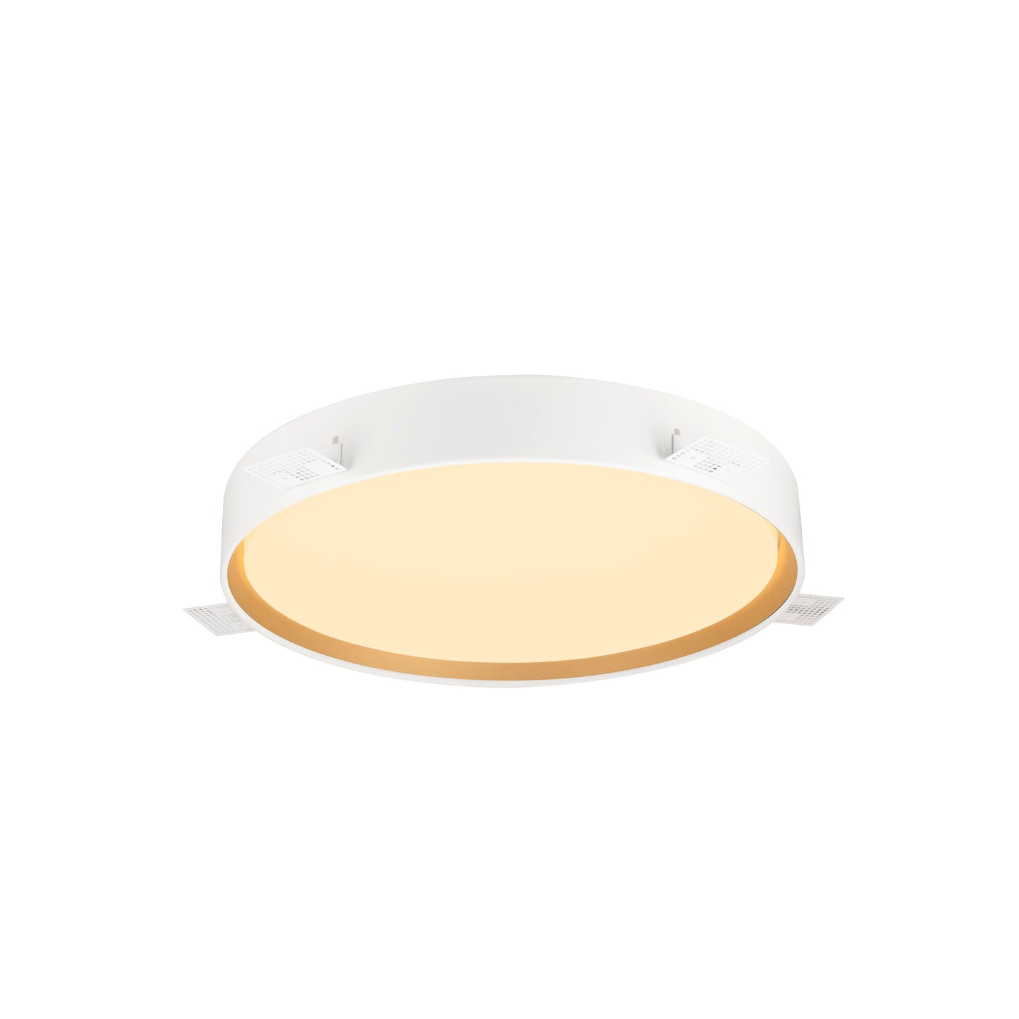 DECONA 42, Wand- und Deckenaufbauleuchte, rund, 2700/3000 K, 23 W, PHASE, schwarz / gold