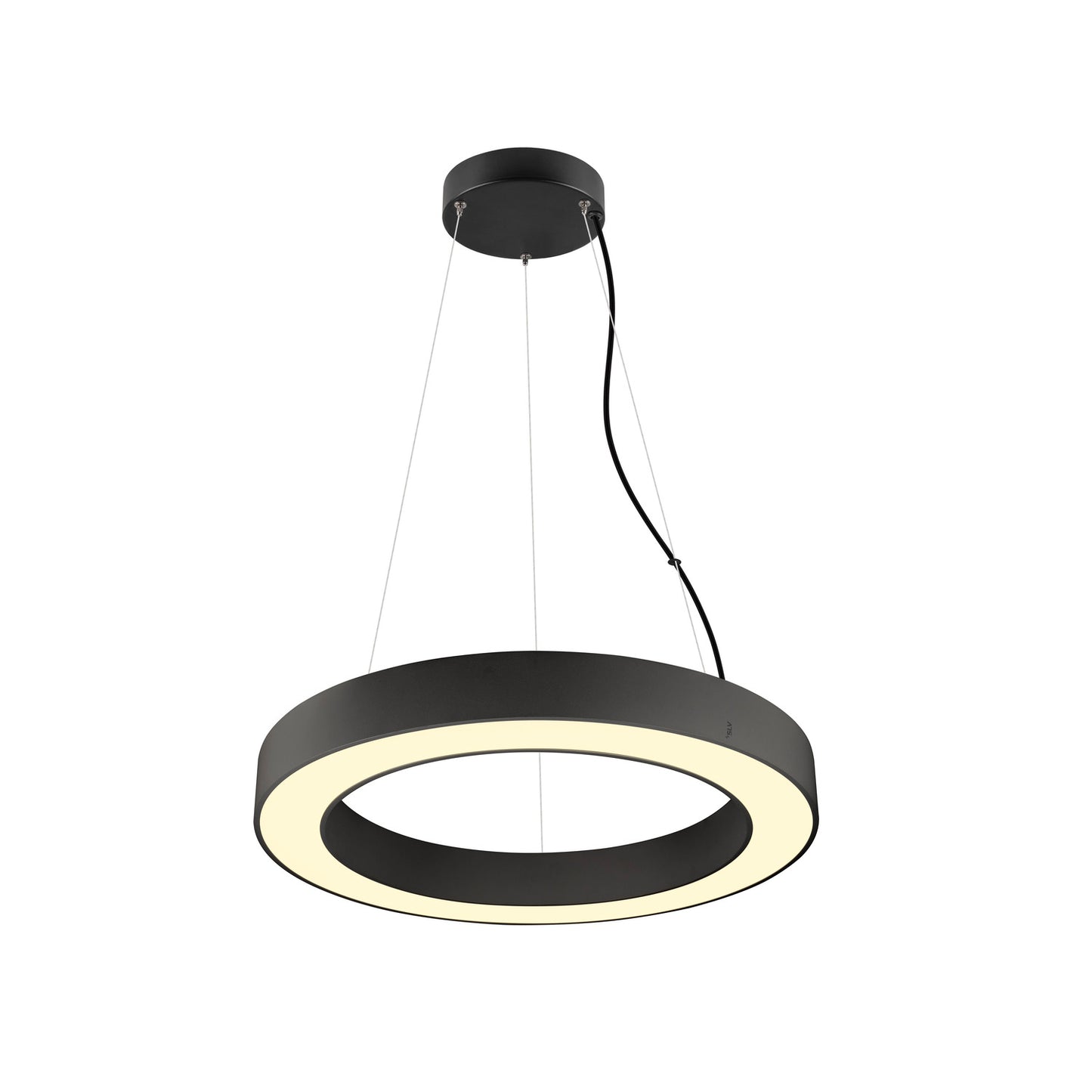 MEDO® RING 60, Pendelleuchte, Pendellänge 300 cm, 3000/4000 K, 110°, DALI, Touch, schwarz