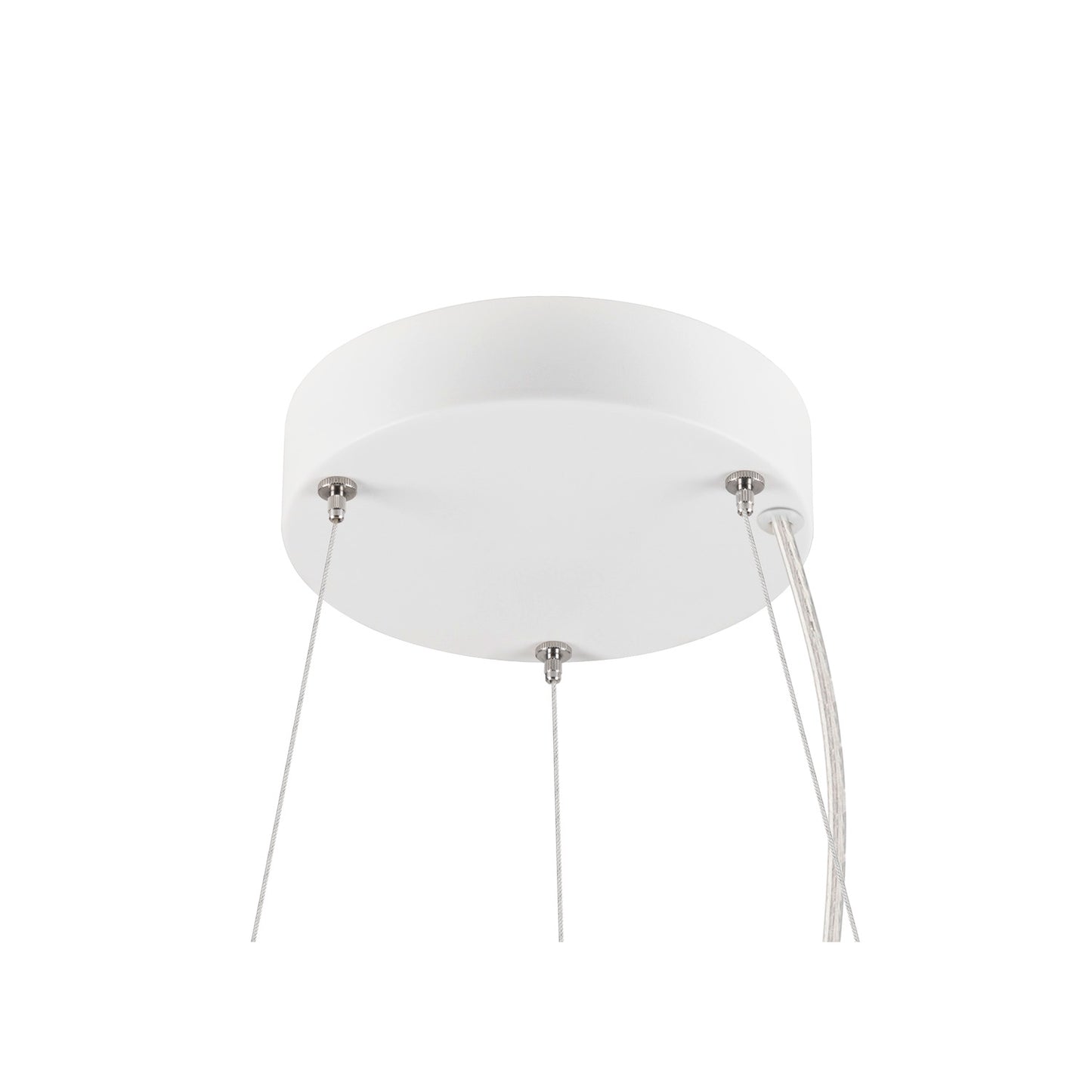 MEDO® RING 60, Pendelleuchte, Pendellänge 300 cm, 3000/4000 K, 110°, DALI, Touch, weiß