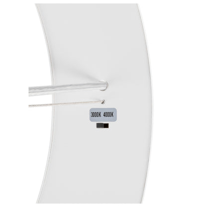 MEDO® RING 60, Pendelleuchte, Pendellänge 300 cm, 3000/4000 K, 110°, DALI, Touch, weiß