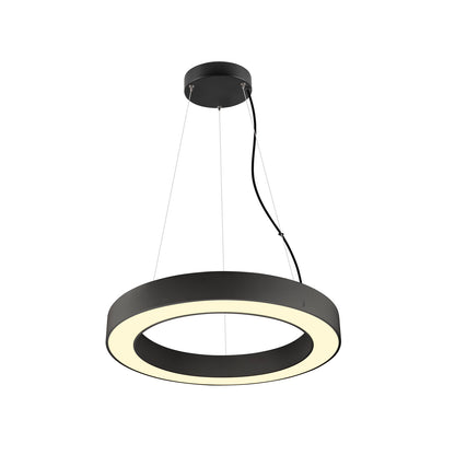 MEDO® RING 60, Pendelleuchte, Pendellänge 300 cm, 3000/4000 K, 110°, PHASE, schwarz