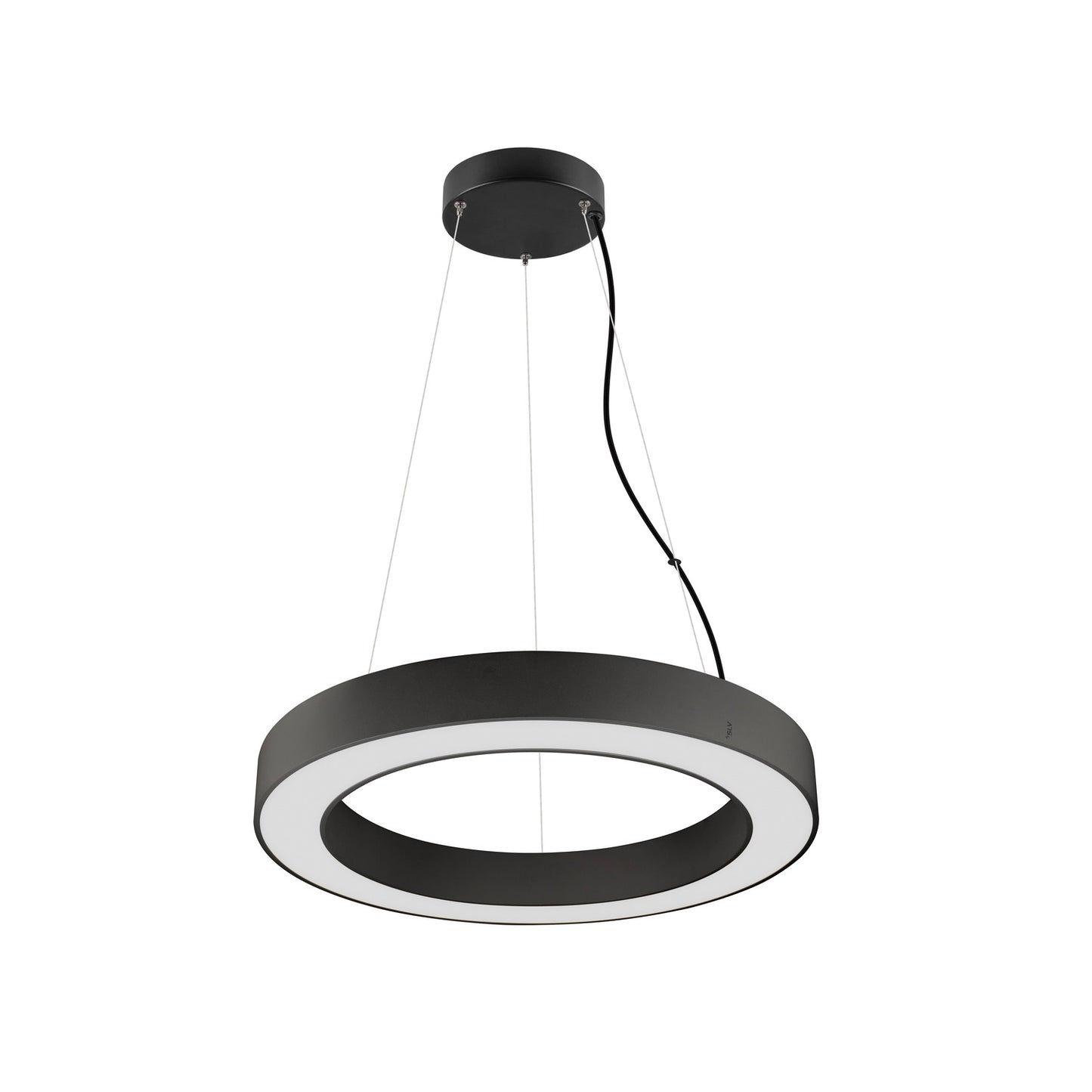 MEDO® RING 60, Pendelleuchte, Pendellänge 300 cm, 3000/4000 K, 110°, PHASE, schwarz