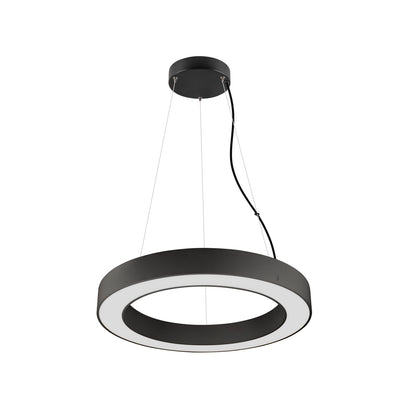 MEDO® RING 60, Pendelleuchte, Pendellänge 300 cm, 3000/4000 K, 110°, PHASE, schwarz