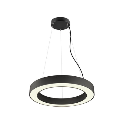MEDO® RING 60, Pendelleuchte, Pendellänge 300 cm, 3000/4000 K, 110°, PHASE, schwarz
