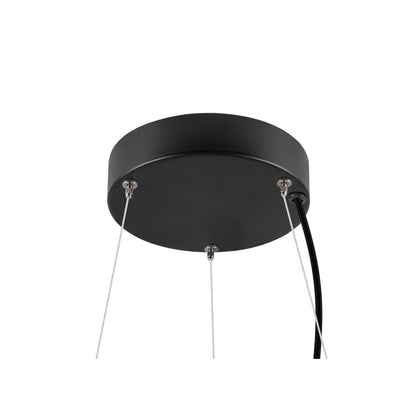 MEDO® RING 60, Pendelleuchte, Pendellänge 300 cm, 3000/4000 K, 110°, PHASE, schwarz