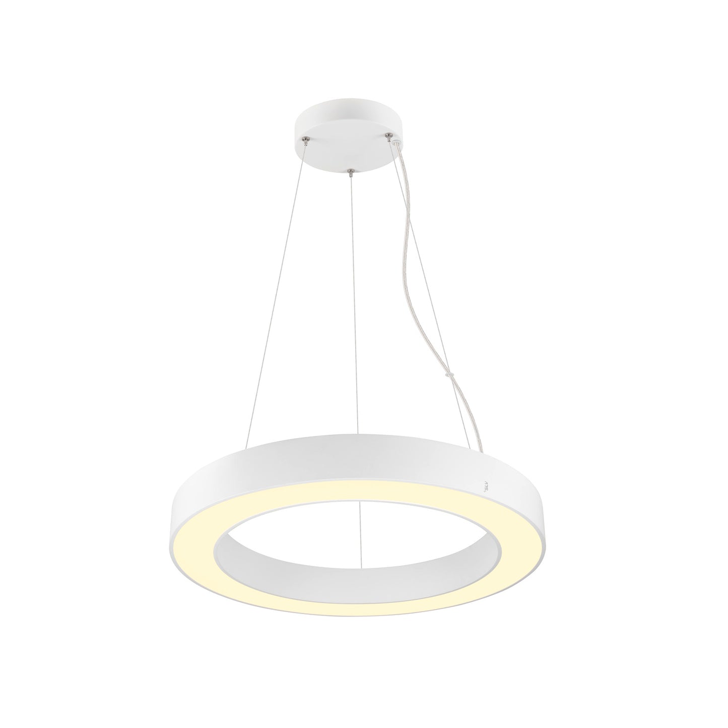 MEDO® RING 60, Pendelleuchte, Pendellänge 300 cm, 3000/4000 K, 110°, PHASE, weiß