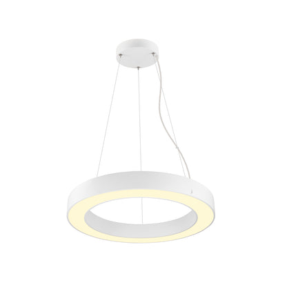 MEDO® RING 60, Pendelleuchte, Pendellänge 300 cm, 3000/4000 K, 110°, PHASE, weiß