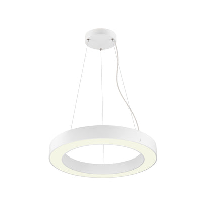 MEDO® RING 60, Pendelleuchte, Pendellänge 300 cm, 3000/4000 K, 110°, PHASE, weiß