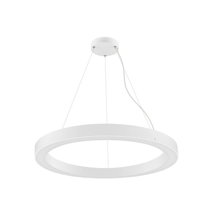 MEDO® RING 90, Pendelleuchte, Pendellänge 300 cm, 3000/4000 K, 110°, PHASE, weiß