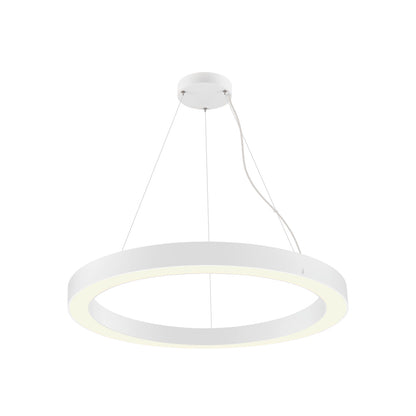 MEDO® RING 90, Pendelleuchte, Pendellänge 300 cm, 3000/4000 K, 110°, PHASE, weiß
