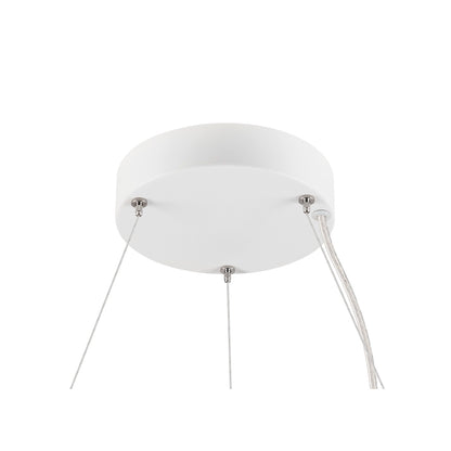 MEDO® RING 90, Pendelleuchte, Pendellänge 300 cm, 3000/4000 K, 110°, PHASE, weiß