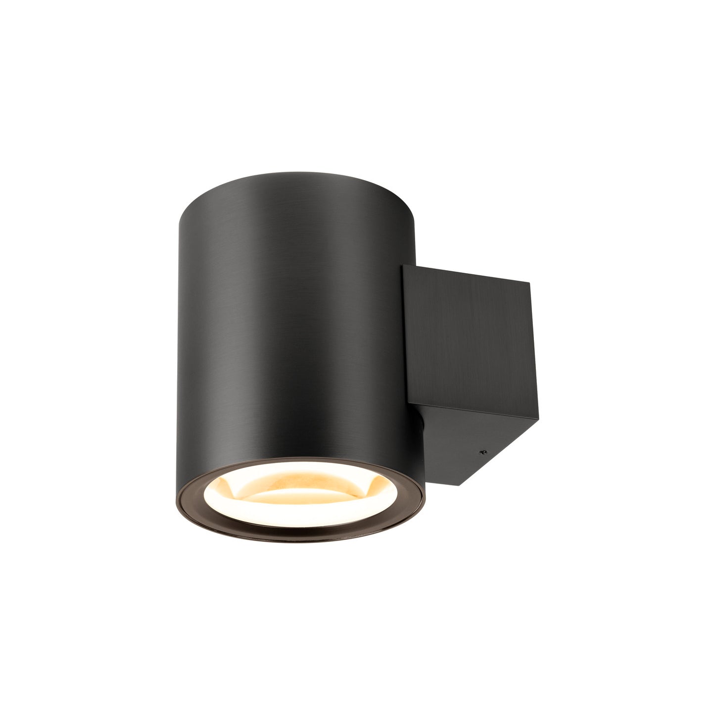 OCULUS, Wandaufbauleuchte, rund, 2000-3000 K, 15 W, Dim-to-Warm, PHASE, 100°, dunkel bronze