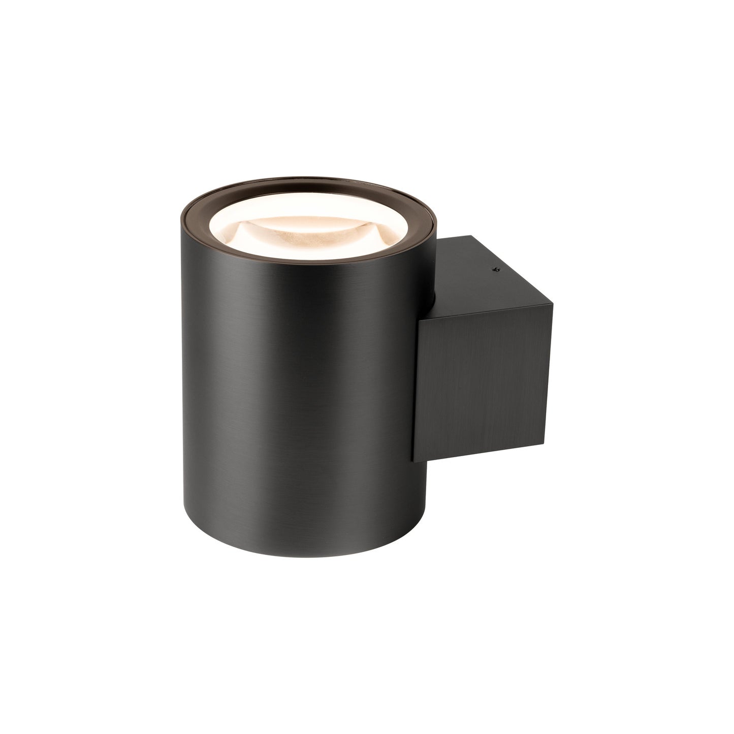 OCULUS, Wandaufbauleuchte, rund, 2000-3000 K, 15 W, Dim-to-Warm, PHASE, 100°, dunkel bronze