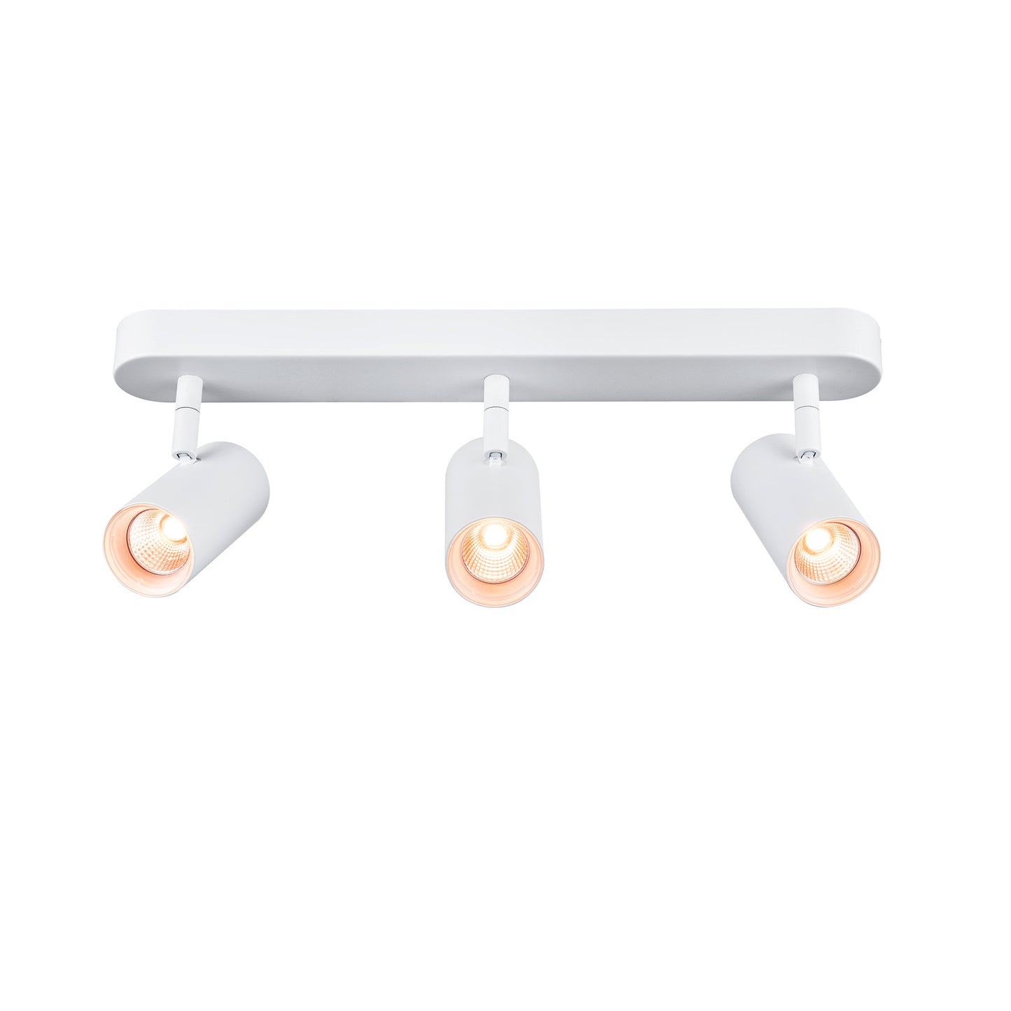 NOBLO®, Wand- und Deckenaufbauleuchte, triple, rund, 2000-3000 K, 22 W, Dim-to-Warm, PHASE, 36°, weiß