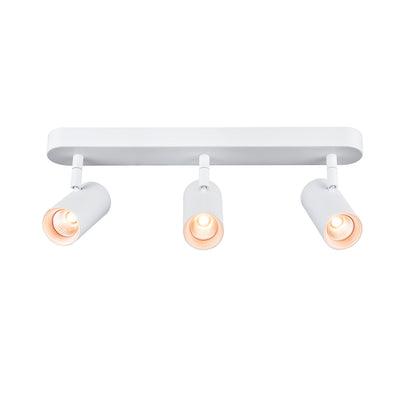 NOBLO®, Wand- und Deckenaufbauleuchte, triple, rund, 2000-3000 K, 22 W, Dim-to-Warm, PHASE, 36°, weiß